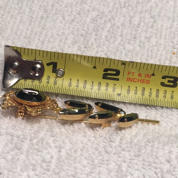 Adorable vintage rhinestone flower brooch - Picture 2 of 4